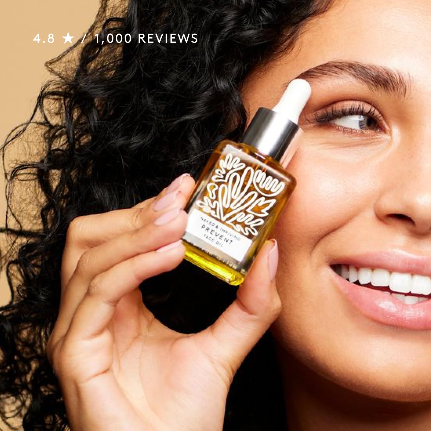 Naked & Thriving Prevent: piel hidratada y suave al tacto.
