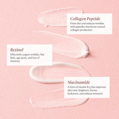 Ingredientes de Nakery con colágeno y ácido hialurónico para elasticidad