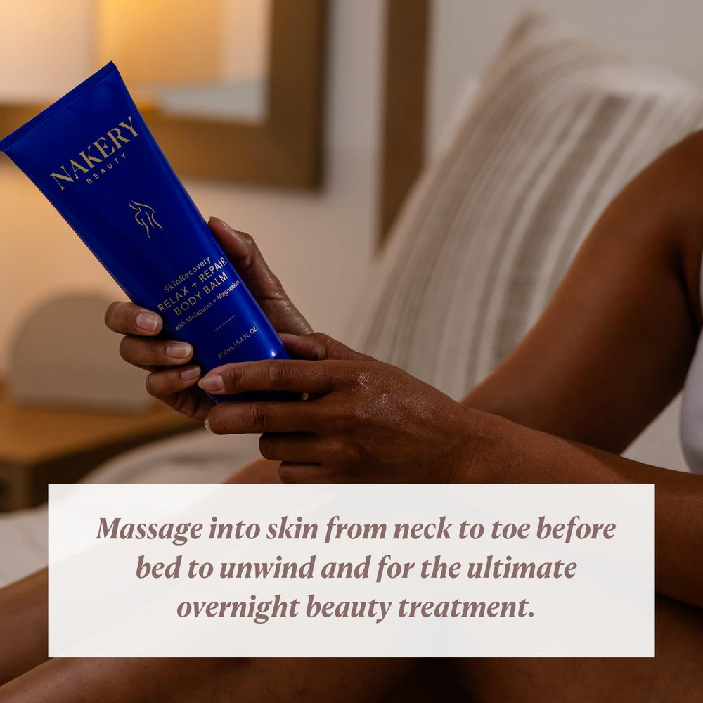 Nakery SkinRecovery: lavanda y camomila para calma nocturna.