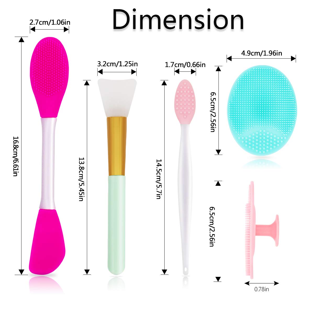 Namgznso exfoliante labial de silicona para labios más limpios