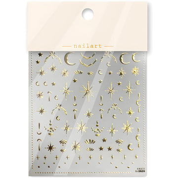 Namrec adornos luna-estrella dorados para fundas de móvil.