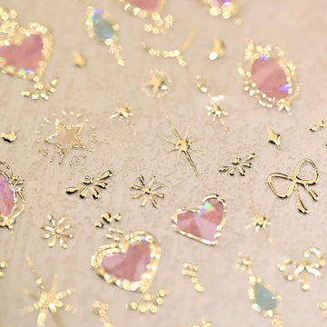 Namrec Valentine: luna plateada en adhesivo, estilo nocturno para uñas.
