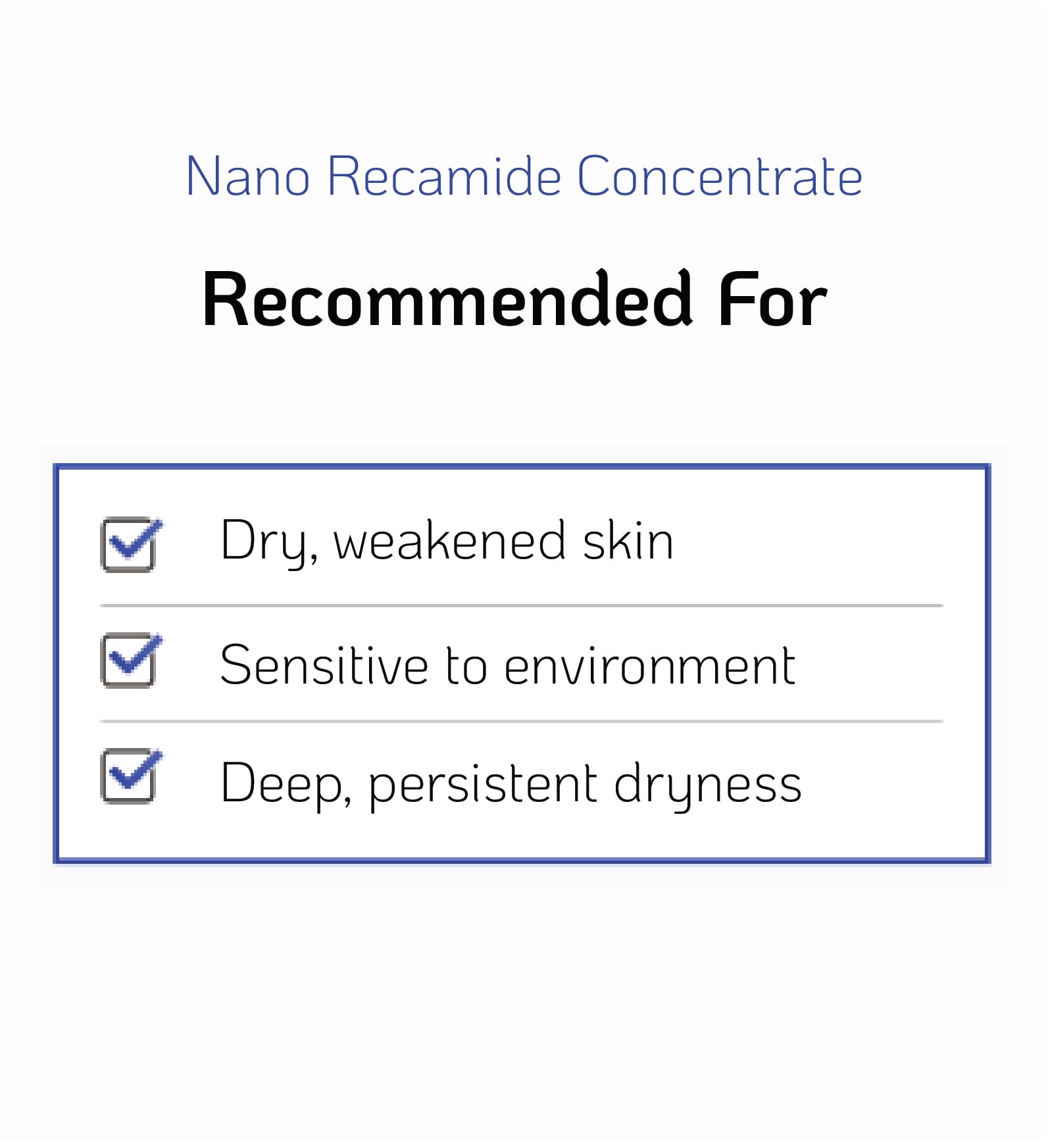Nano Recipe ceramida estable incluso tras congelación