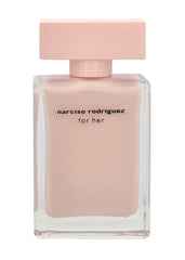 Narciso Rodriguez para Ella, caja negra y frasco rosa, empaque elegante para ocasiones