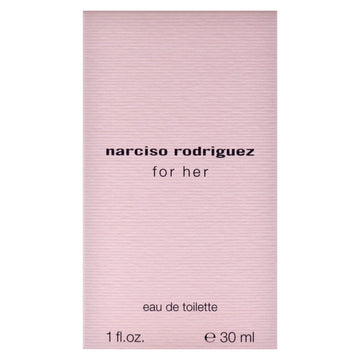 Narciso Rodriguez Para Ella, aplicación en mano, sensación suave al rocío matutino.