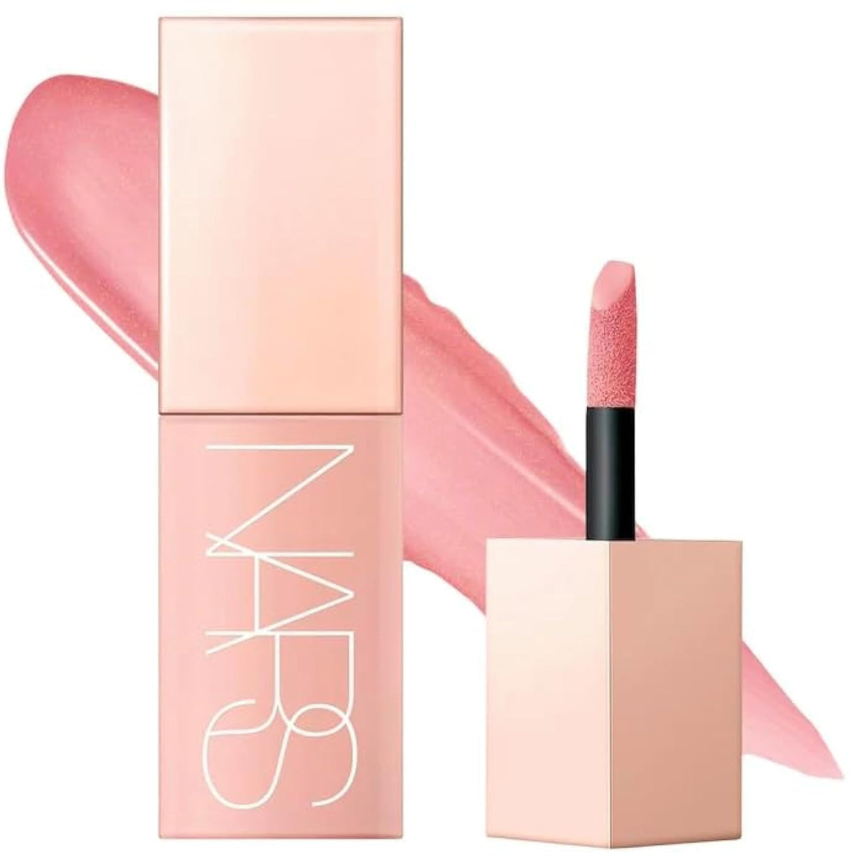 NARS Afterglow rubor líquido Orgasm con aplicación suave para un brillo natural