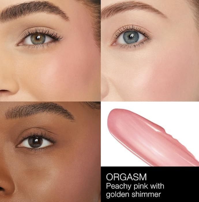 NARS Afterglow rubor líquido Orgasm brinda luminosidad cálida para maquillaje diario