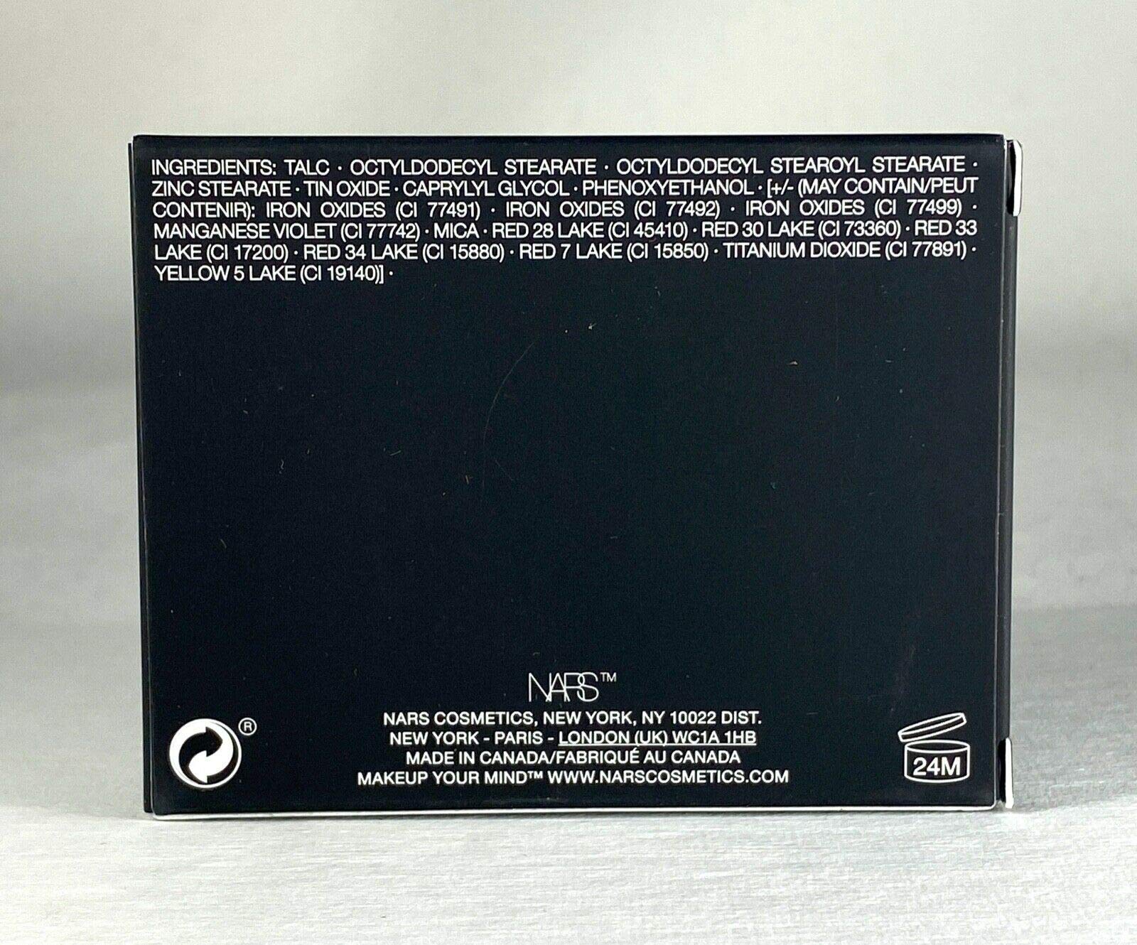 NARS Orgasm rubor envase compacto, opción de uso en viaje.