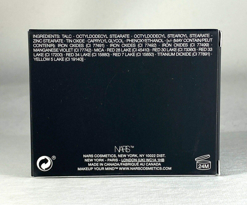 NARS Orgasm rubor envase compacto, opción de uso en viaje.