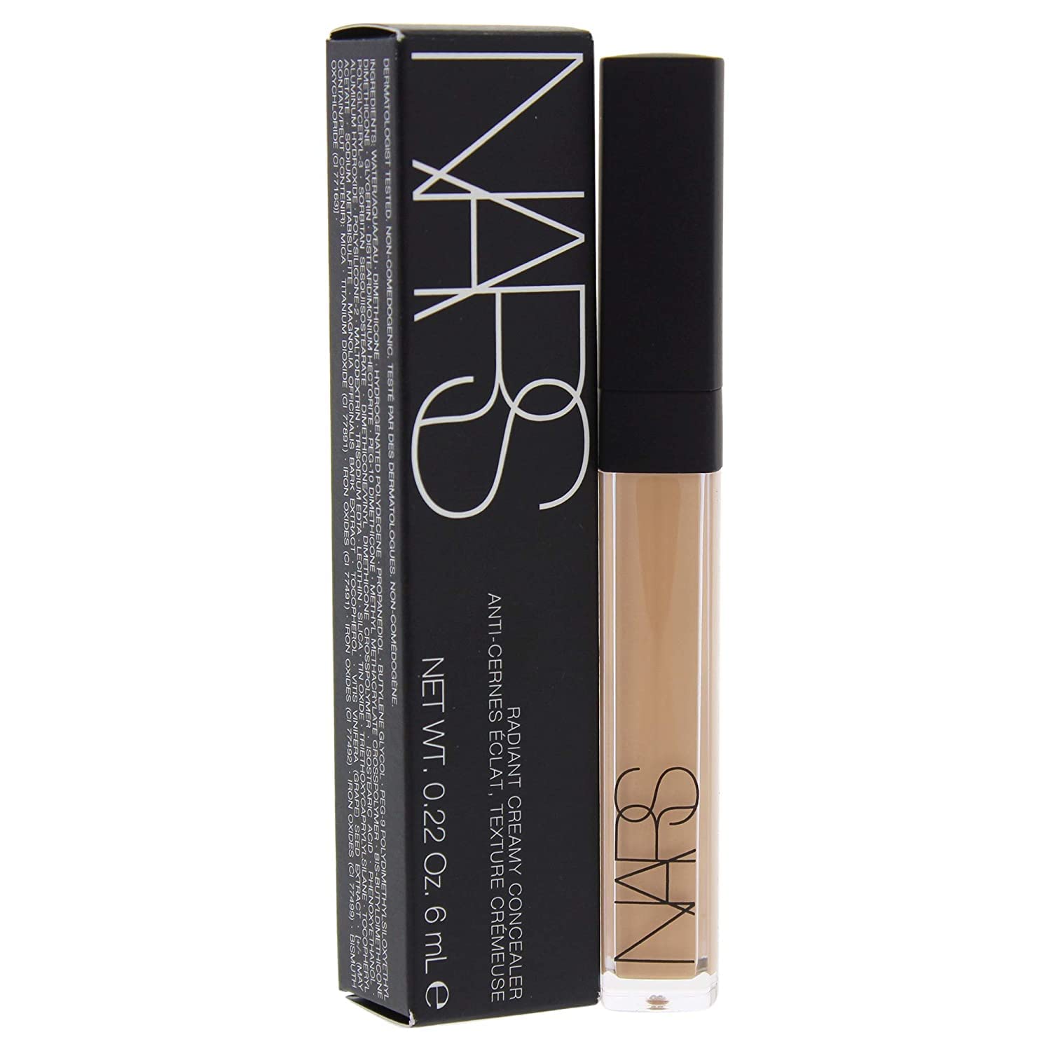 NARS Radiant Creamy Concealer, botella Cannelle, cobertura equilibrada y acabado natural.