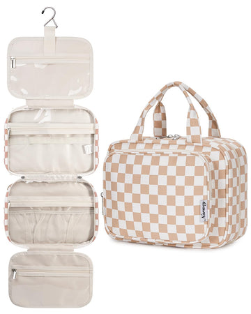 Narwey bolsa colgante exterior, ideal para mantener cosméticos al alcance durante el viaje.