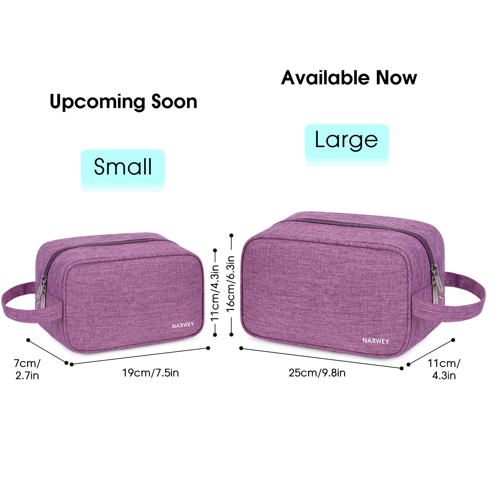 Narwey bolsa de viaje para mujer apertura-amplia-rectangular para acceso rápido