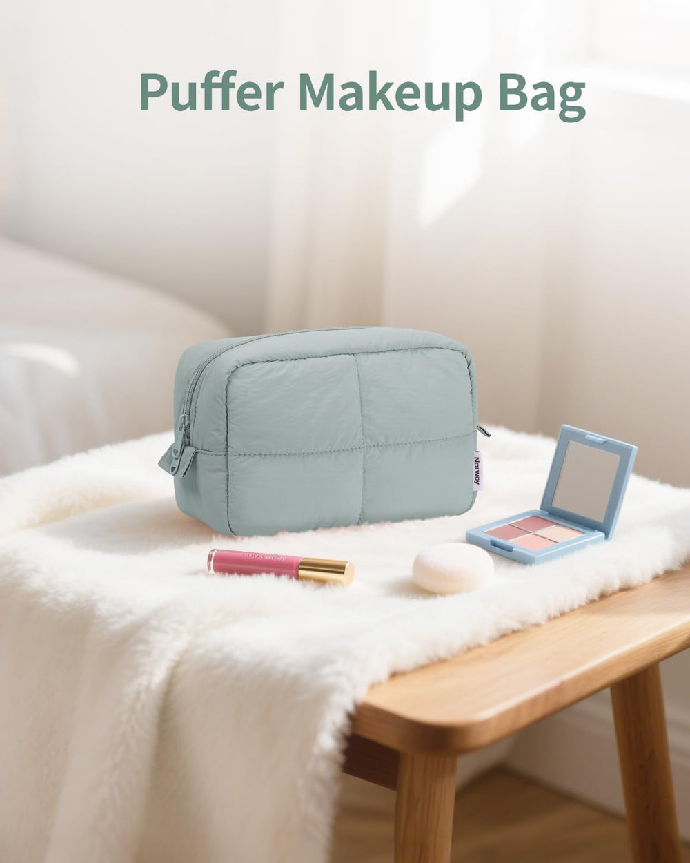 Narwey Puffy, diseño versátil para maquillaje y artículos de viaje