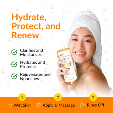 Nasola Kojic Acid Body Wash rich foam for thorough cleansing