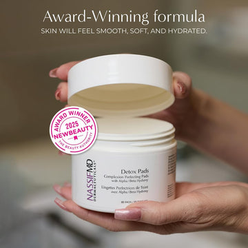 NassifMD Detox Pads: poros reducidos para un acabado uniforme