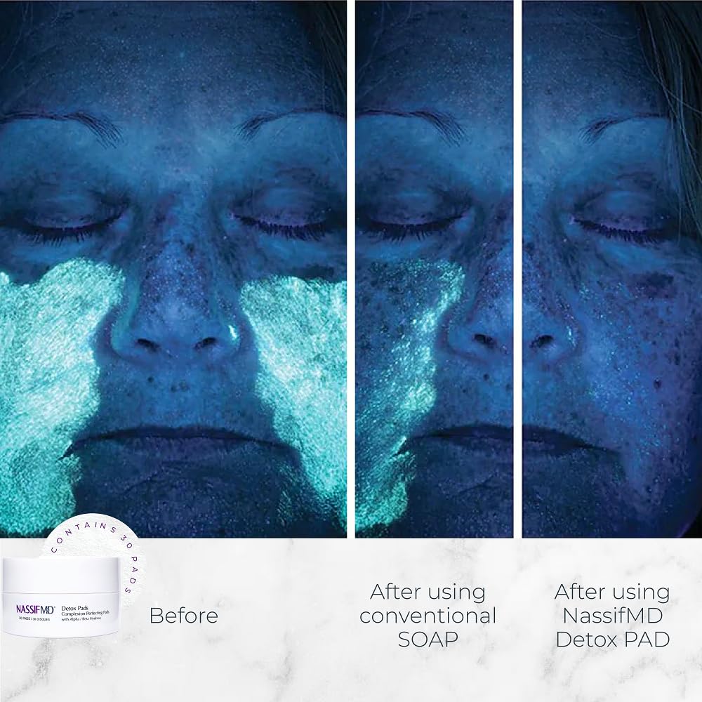 NassifMD Detox Pads: textura suave para un tacto sedoso