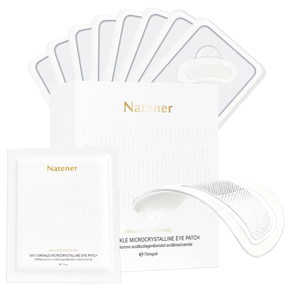 Natener parches oculares, aplicación suave para hidratación diaria.