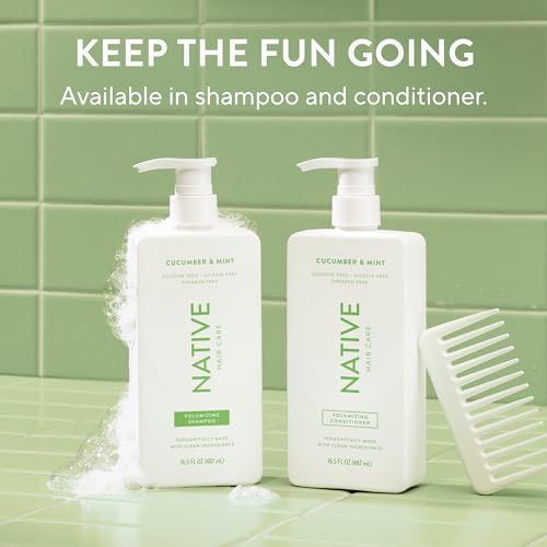 Aumento de volumen suave con Native, cuerpo para el cabello fino