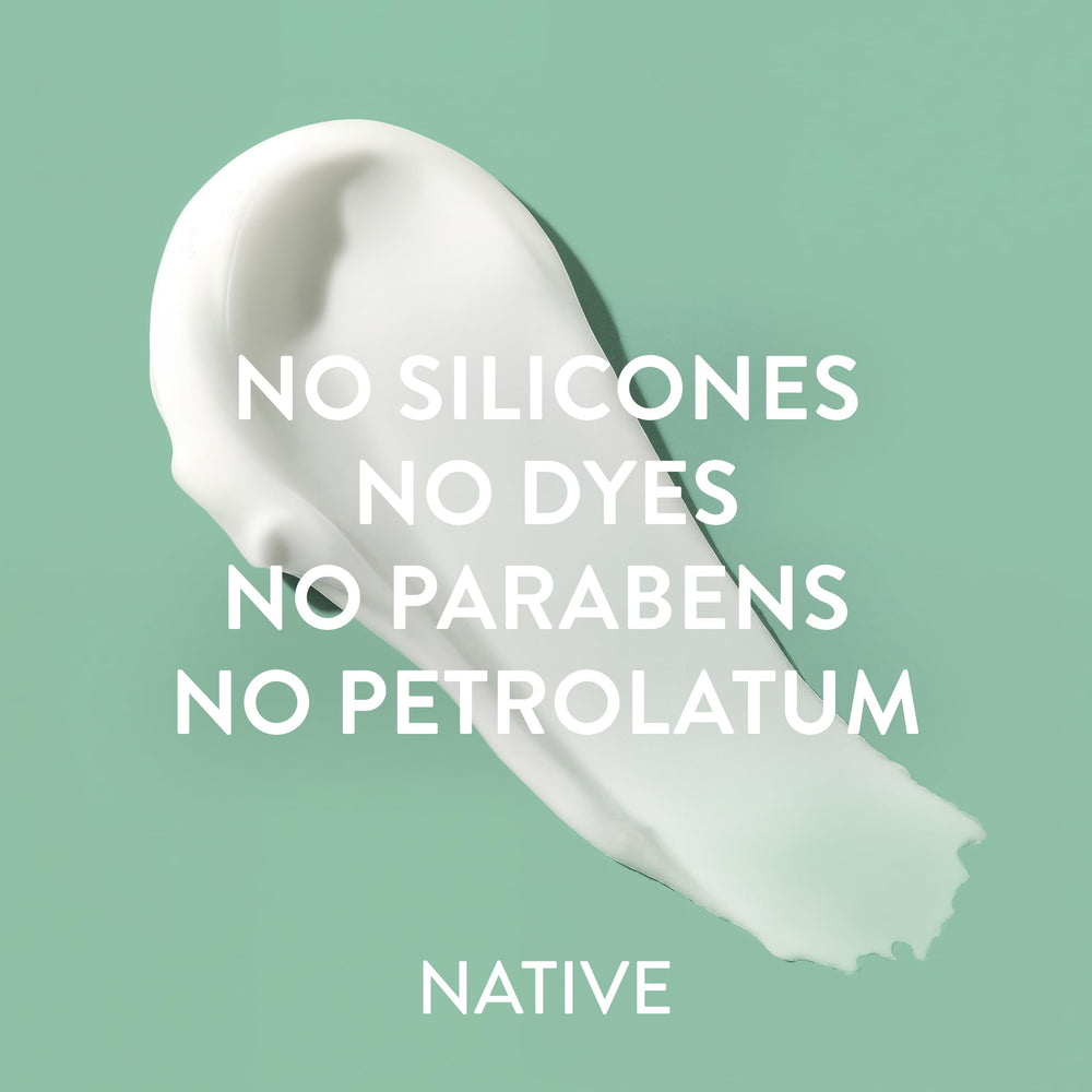 Loción corporal Native, uso después de la ducha.