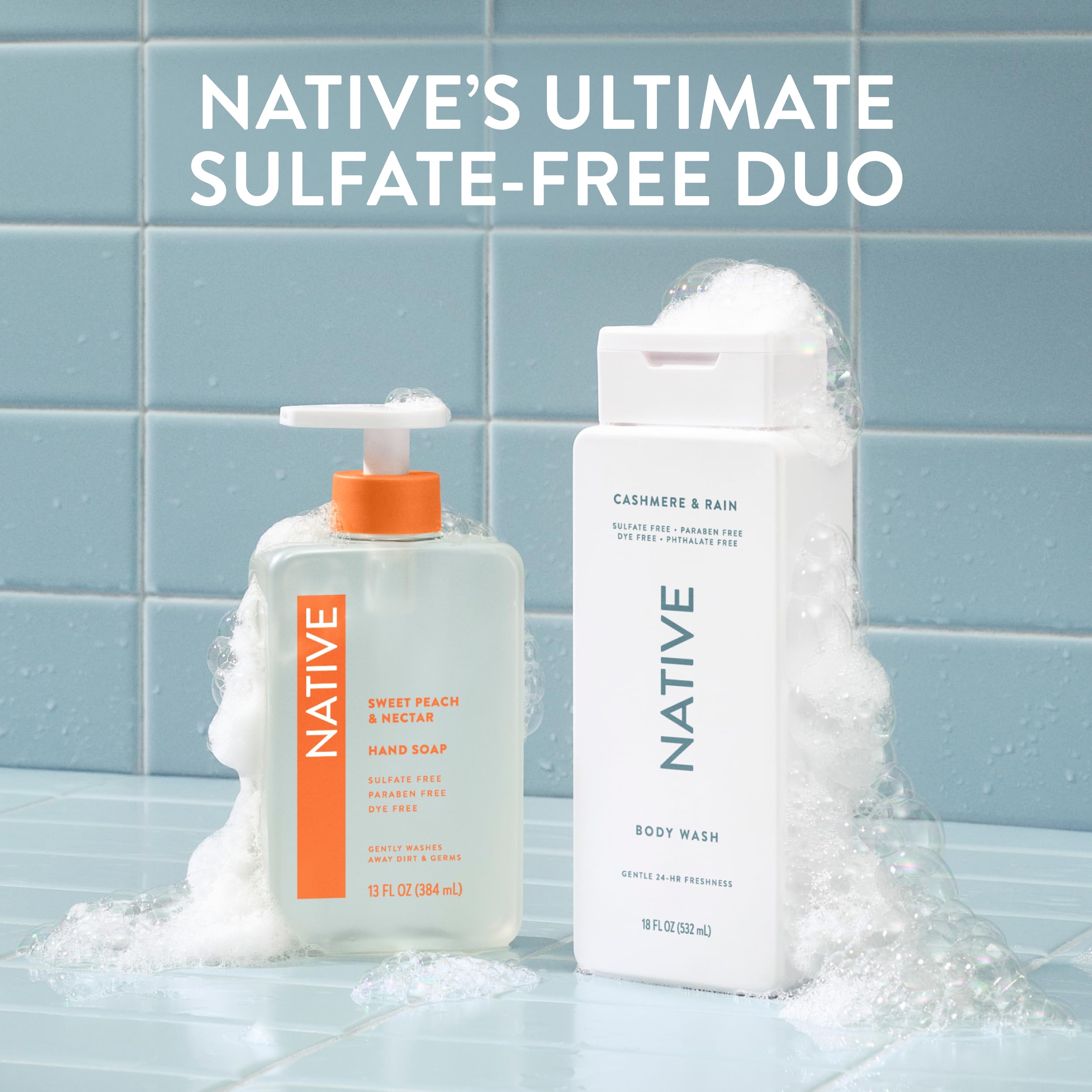 Native Body Wash fragancia refrescante que transforma la ducha.