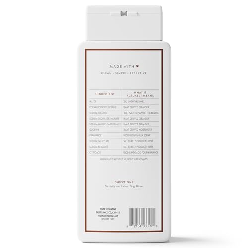 Gel de baño Native fragancia de coco y vainilla para ritual diario