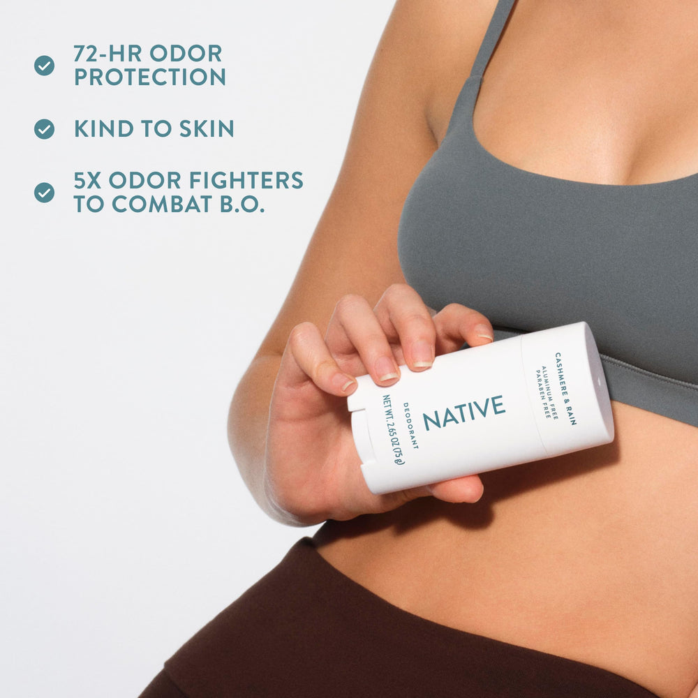 Native Cashmere & Rain texture close-up showcasing quick-dry feel.