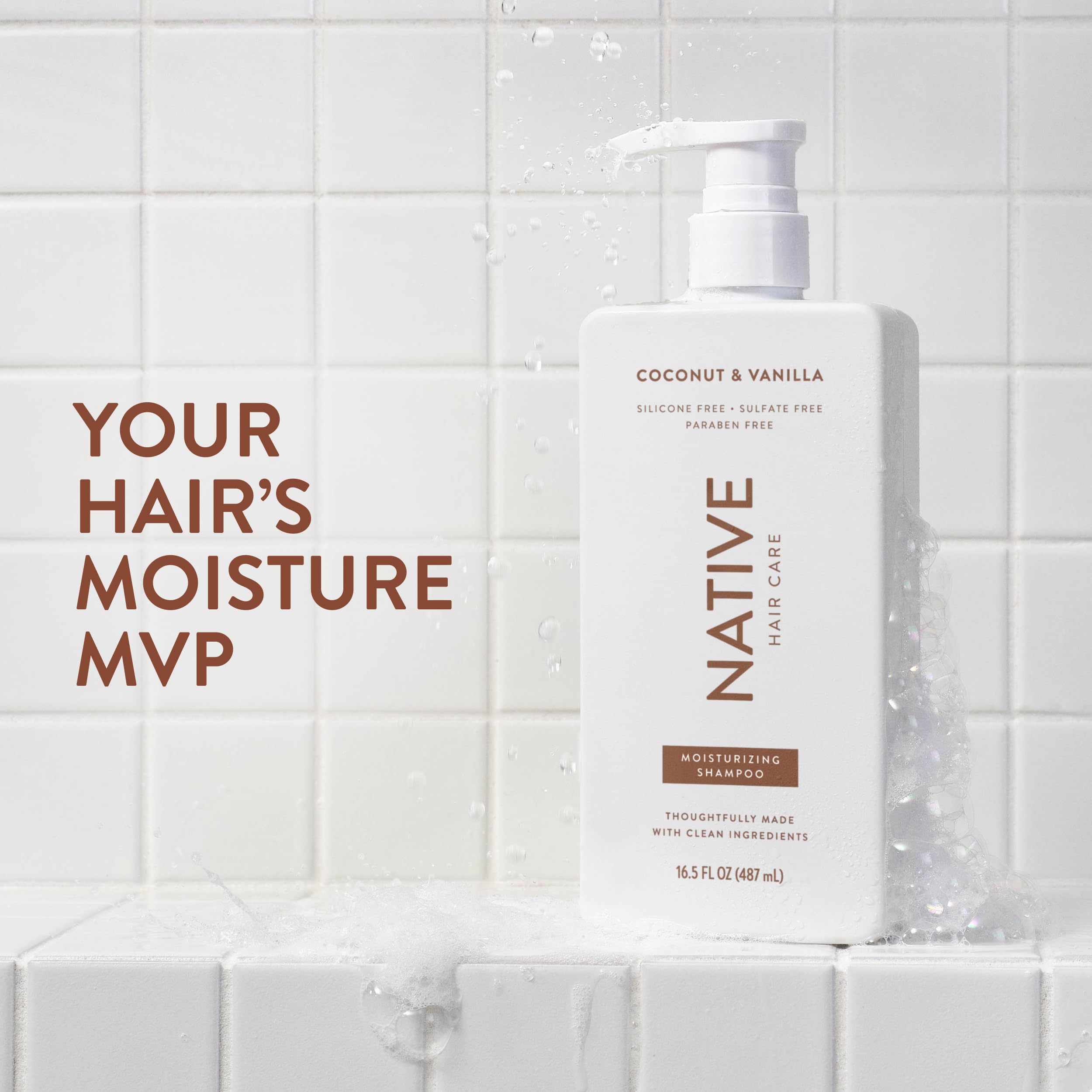 Native conditionneur coco vanille: flacon assorti pour une routine complète.