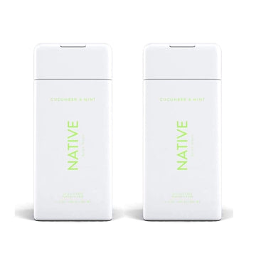 Native Concombre et Menthe : texture lavante crémeuse qui mousse facilement