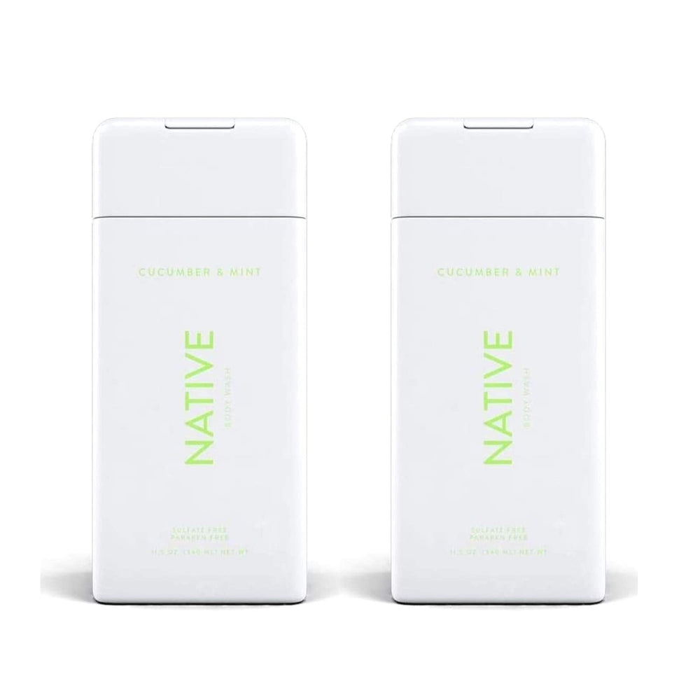 Native Concombre et Menthe : texture lavante crémeuse qui mousse facilement