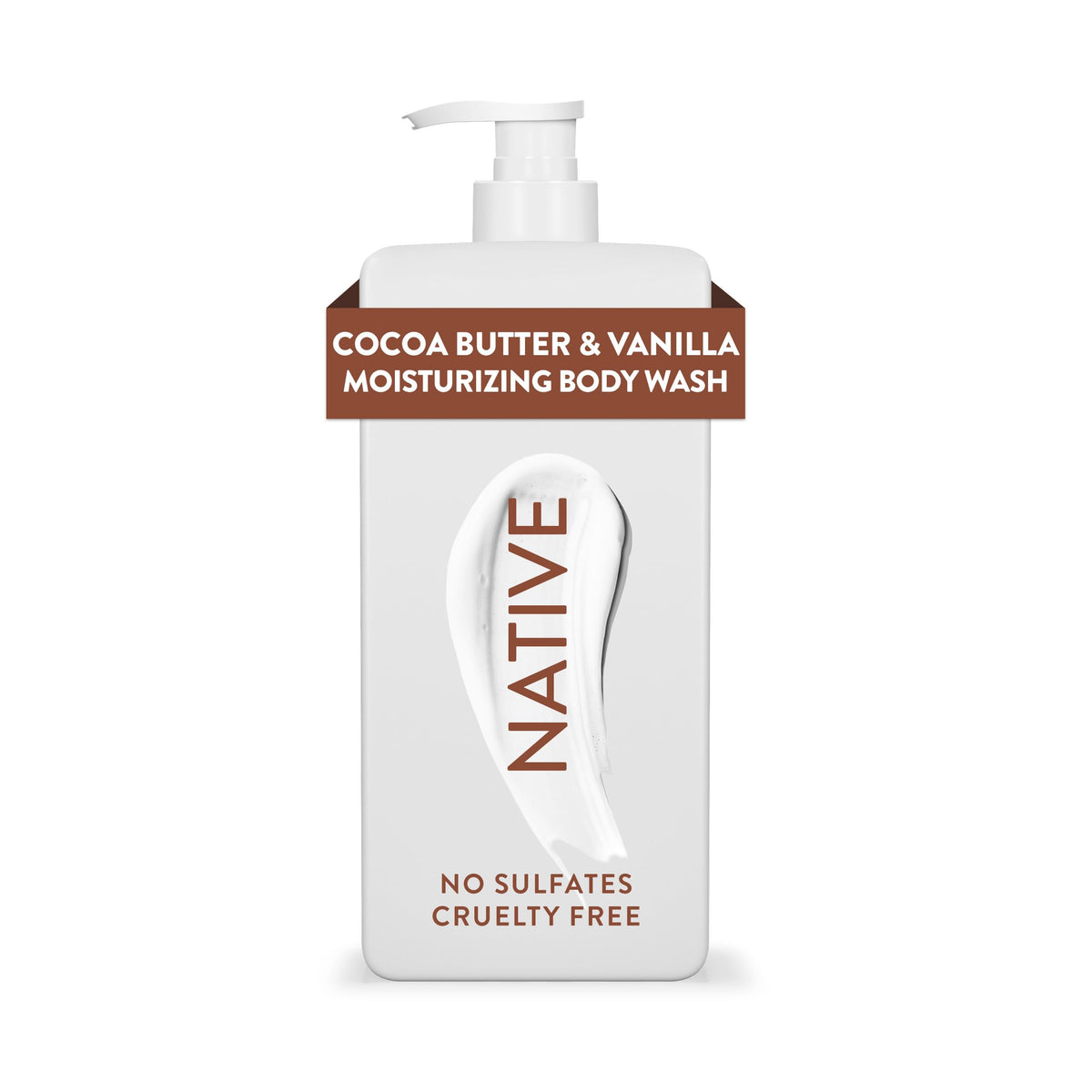 Native Cuerpo Hidratante: botella de ducha con hidratación duradera.