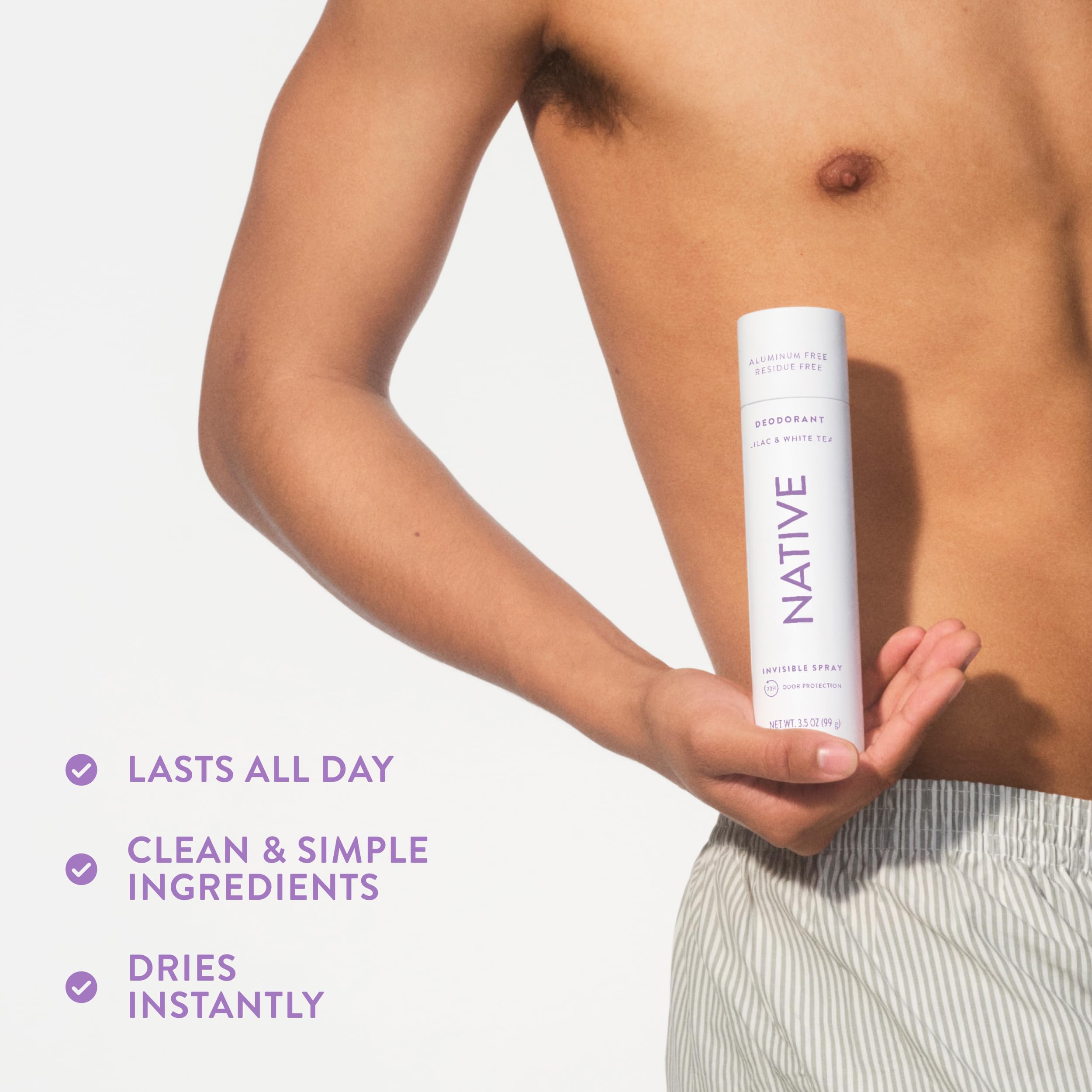 All-day odor protection keeps you confident through activities.