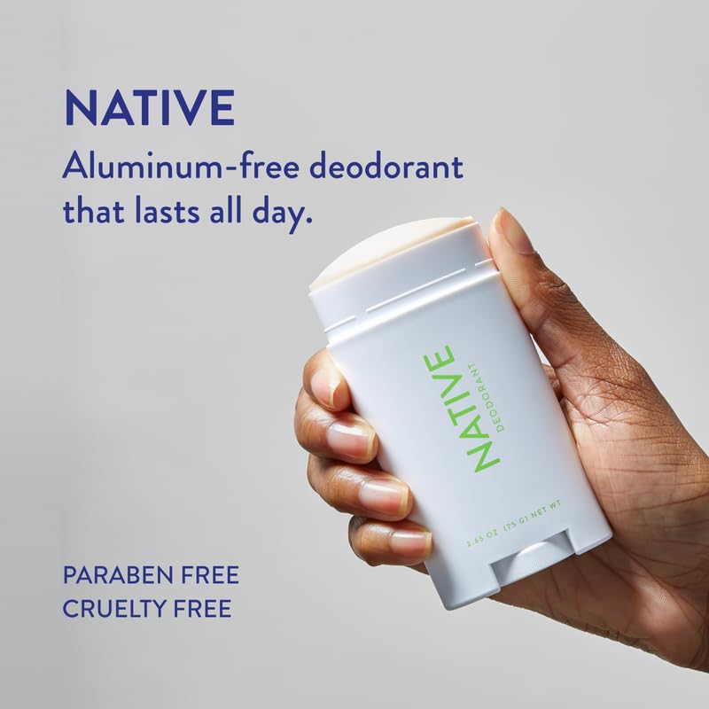 Native Desodorante Clásico, sin aluminio para sensación ligera y limpia