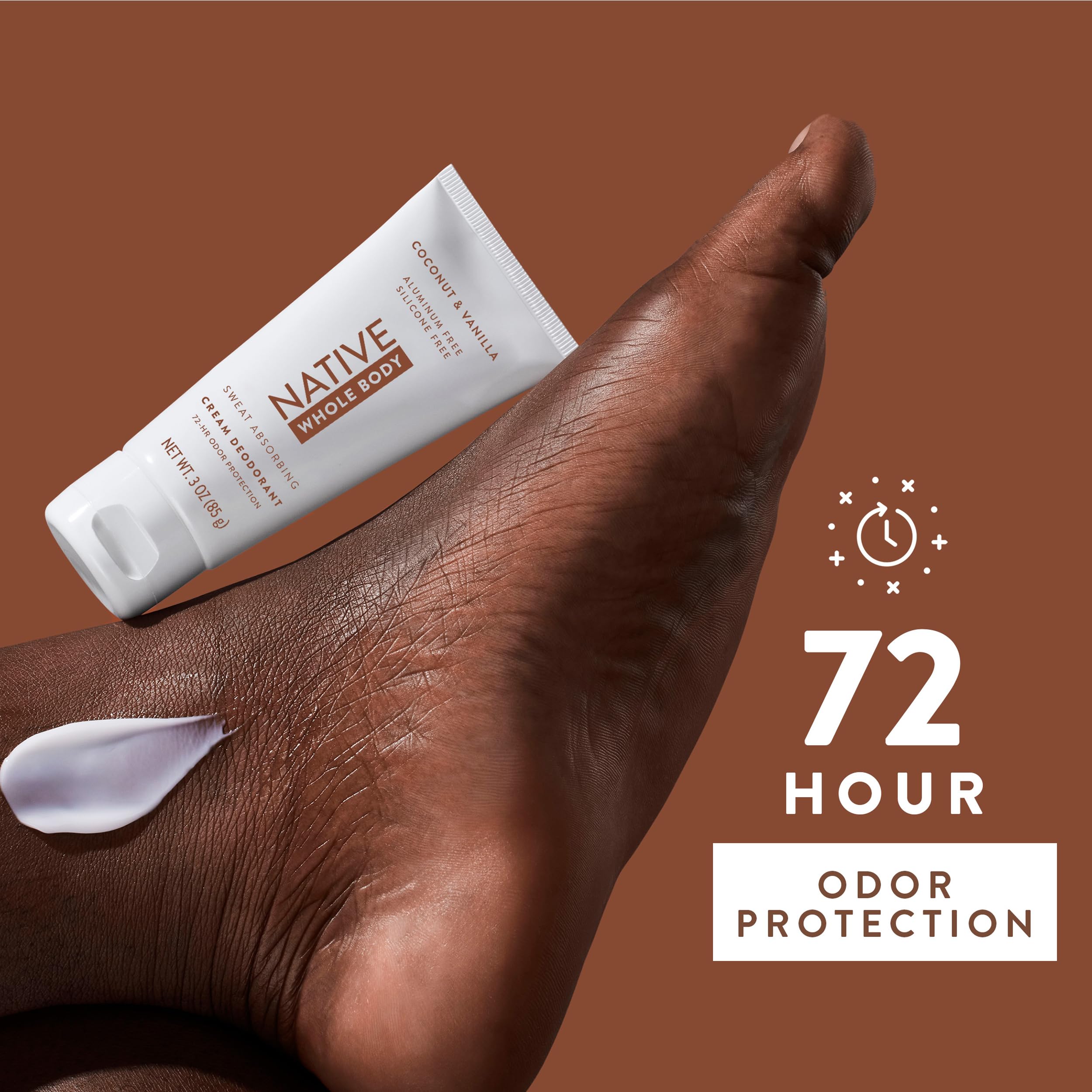 Desodorante Native en crema compacto para llevar en el bolso.