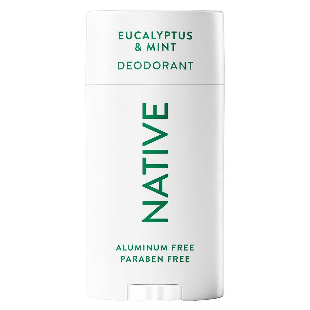 Native Desodorante frente del envase, diseño práctico y elegante