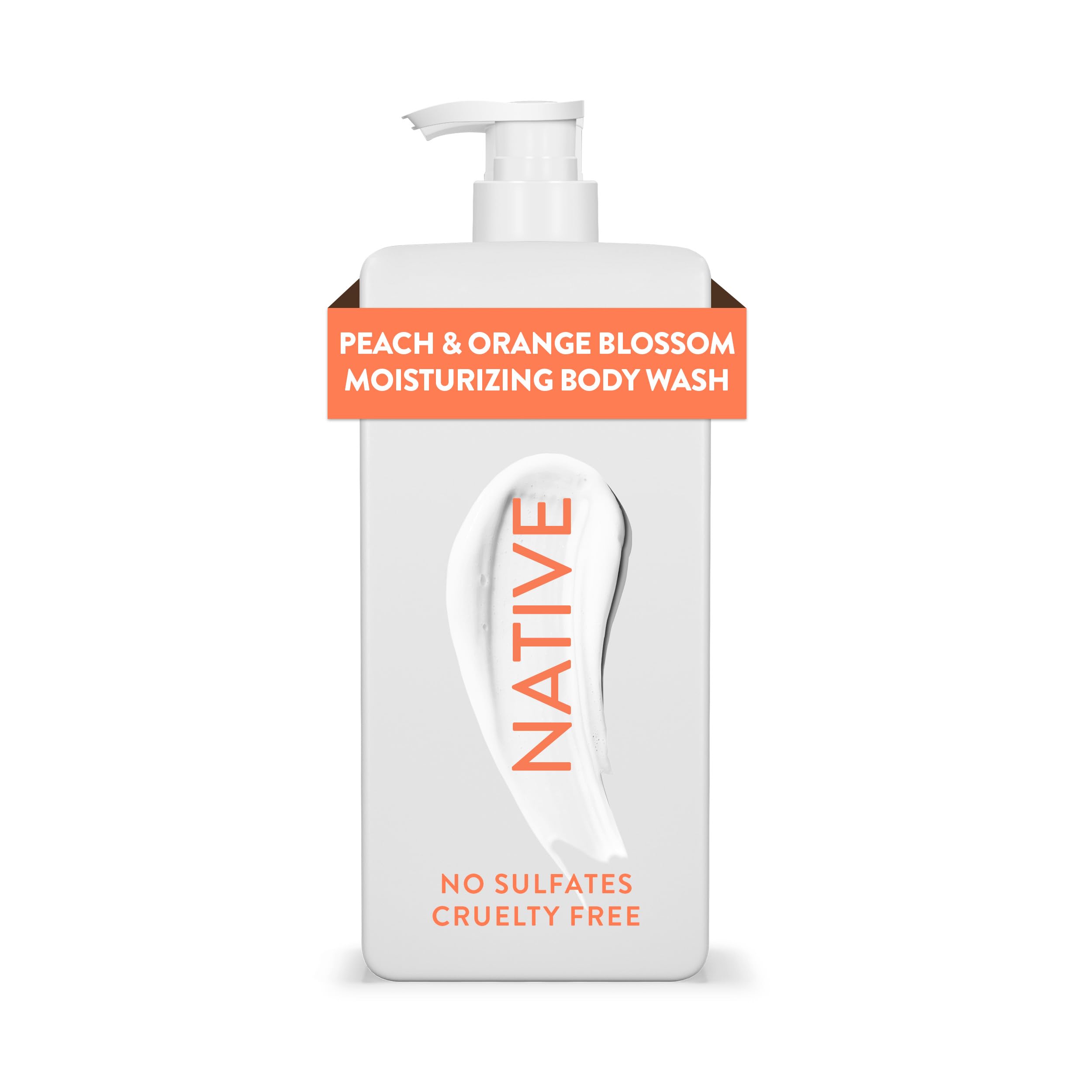Native Ducha Hidratante 24h: botella visible para piel suave