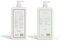 Gel de ducha Native Pepino-Menta, botella con dispensador para sensación vigorizante.