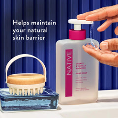 Native hand soap duo bottle featuring Coconut & Vanilla for tropical aroma at sinks