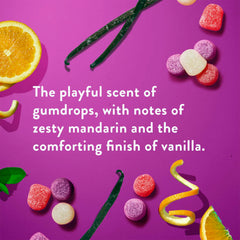 Native Holiday Gumdrop Conditionner bouteille: hydratation légère pour cheveux soyeux.