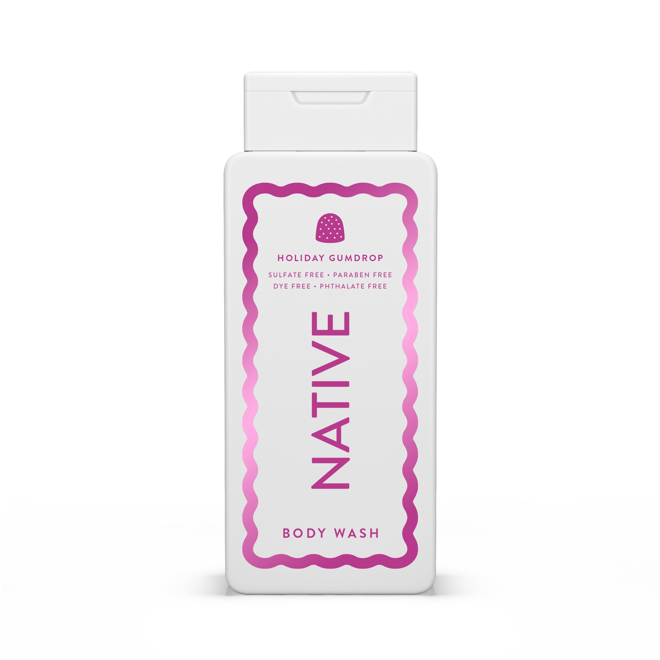 Native Jabon Cuerpo Edición Navidad: espuma lujosa para limpieza suave.