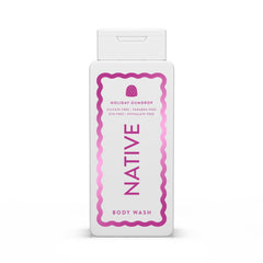 Native Jabon Cuerpo Edición Navidad: espuma lujosa para limpieza suave.
