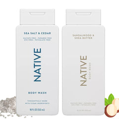 Native lavado corporal: espuma cremosa para limpieza suave