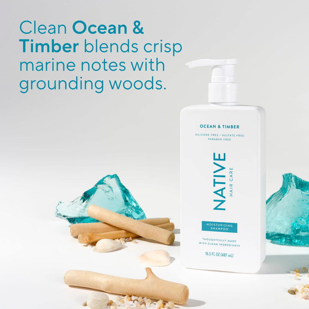 Aroma marino y madera de Native Ocean & Timber que acompaña la experiencia.