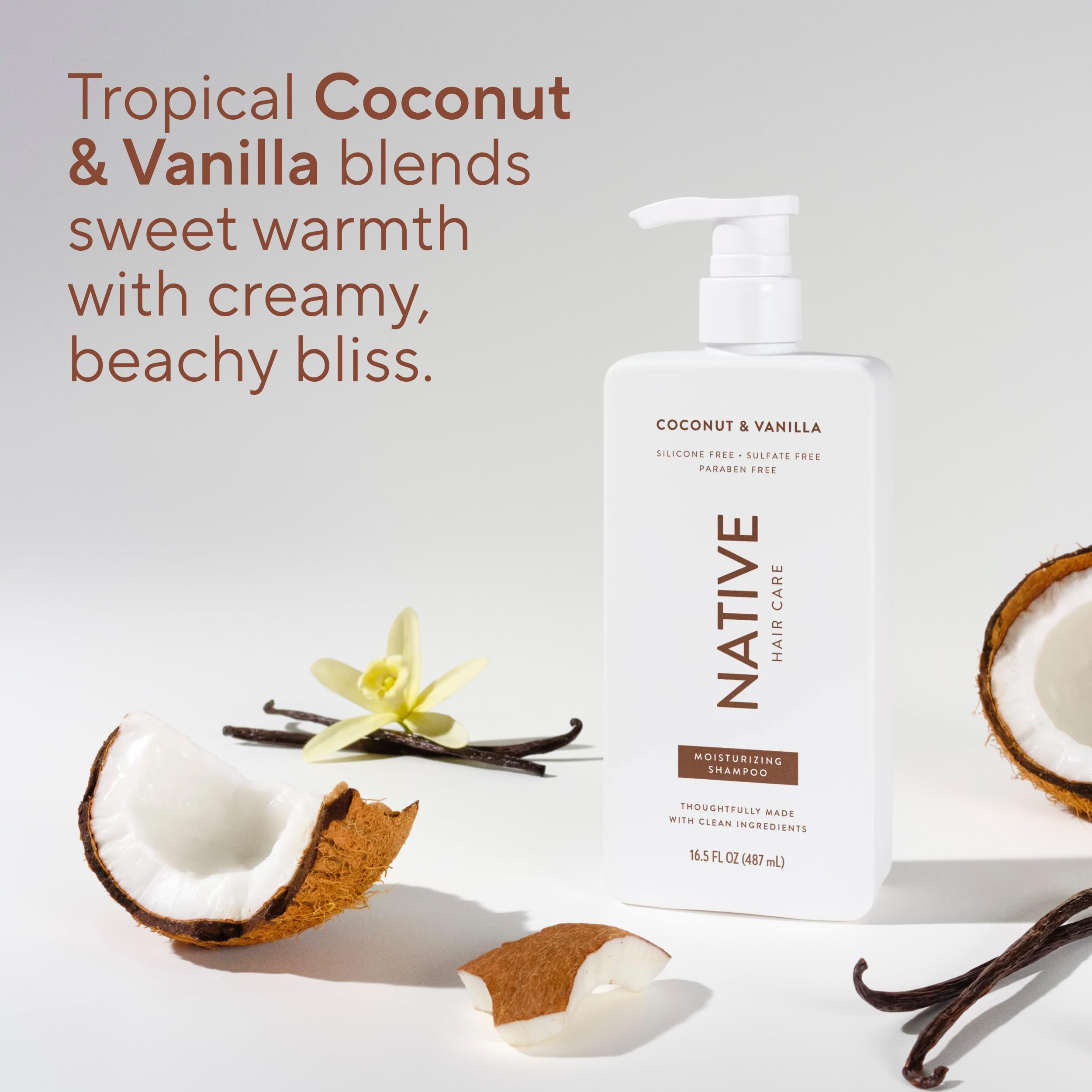 Parfum coco vanille: senteur délicate qui persiste légèrement.