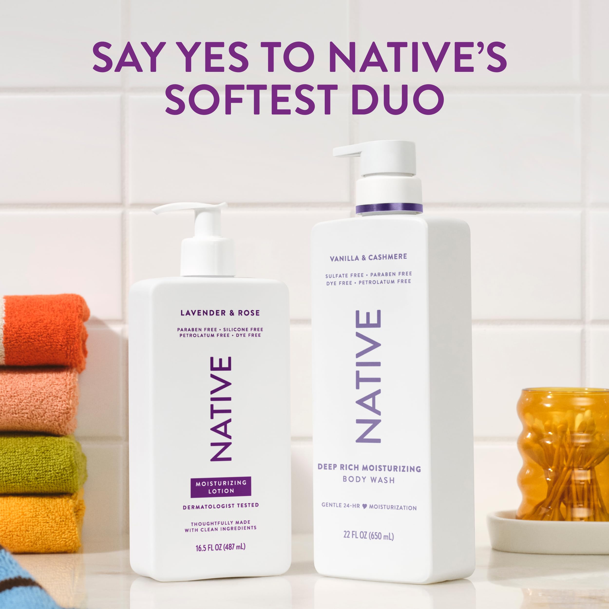 Native aroma floral suave: ritual diario de cuidado personal.
