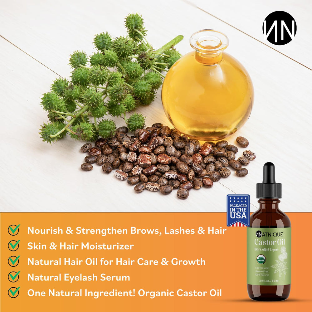 Natnique Aceite de Ricino, aplicación fácil y rápida