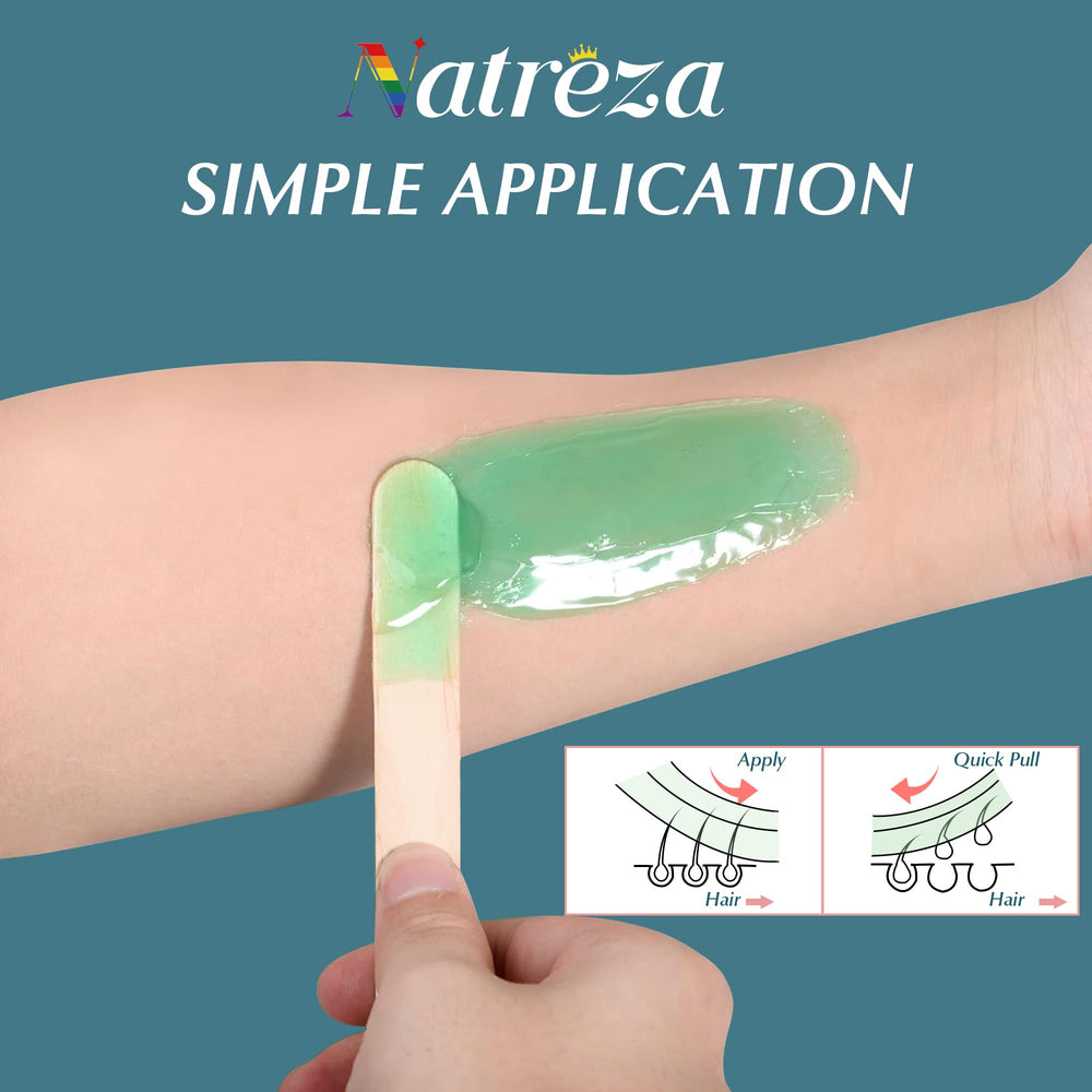 Natreza Cera Dura Aloe Vera para bikini: depilación segura
