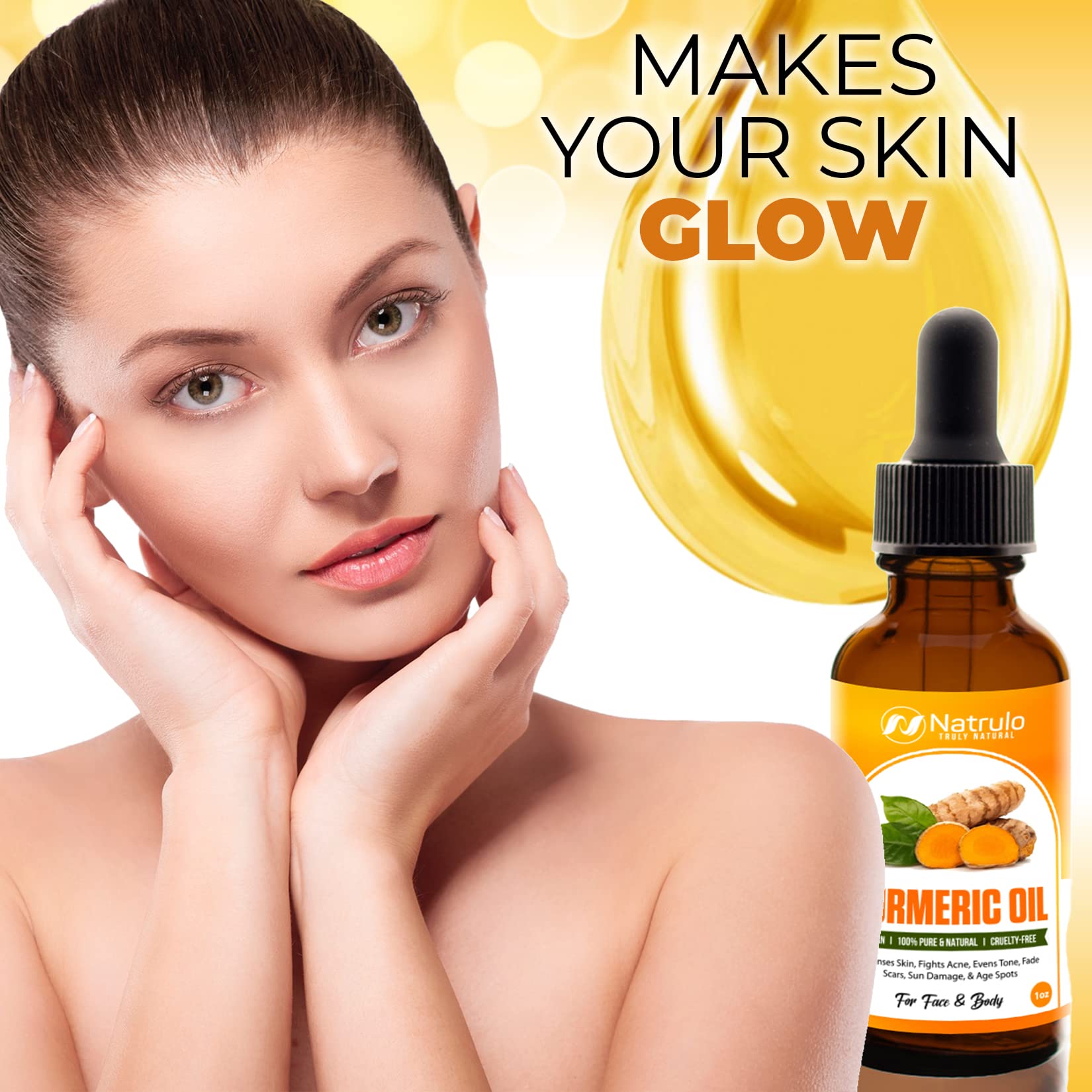 Natrulo Curcuma Cuidado para acne, calma la piel y reduce irritación