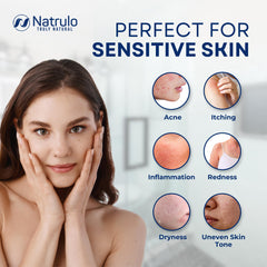 Natrulo jabón plata coloidal, uso en mano para lavar rostro con cuidado.