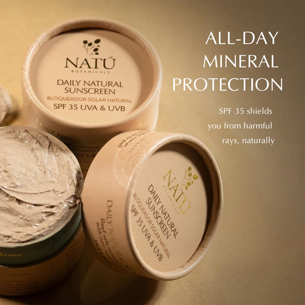NATÚ BOTANICALS crema ligera para uso diario en piel normal.