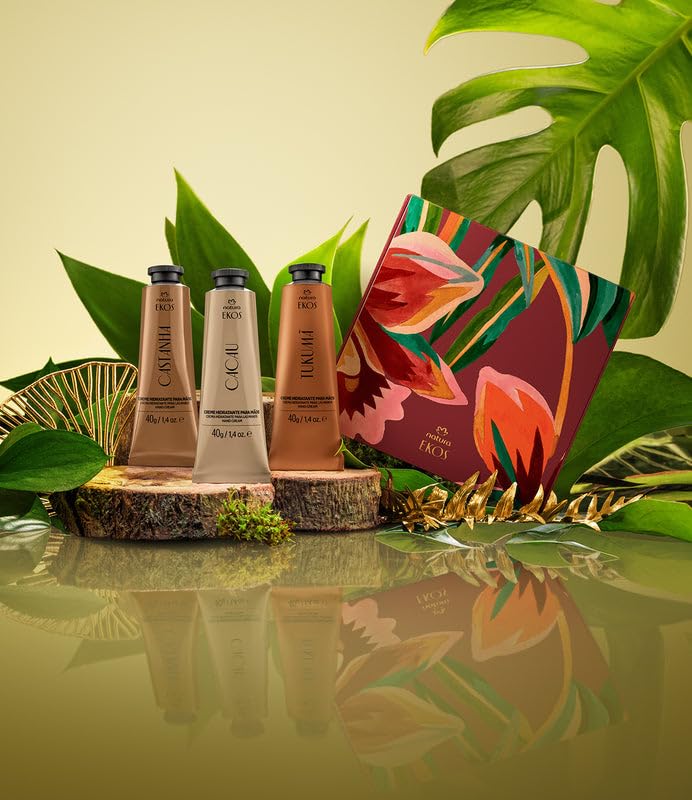 Natura crema de manos Tukumã 40 g, renovación suave de la piel